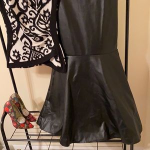 Mermaid Maxi Skirt - pleather- Medium